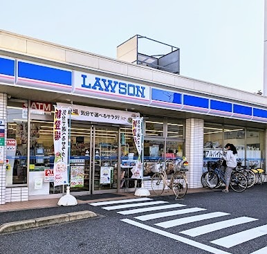 コンビニ　ローソン 足立神明南店（コンビニ）まで466m