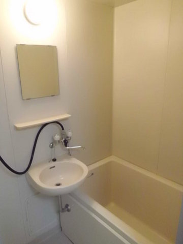 バス・シャワールーム　洗面台付きバスルーム
