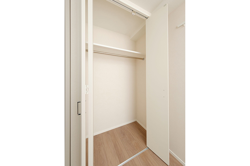 収納　十分な収納スペースがあります