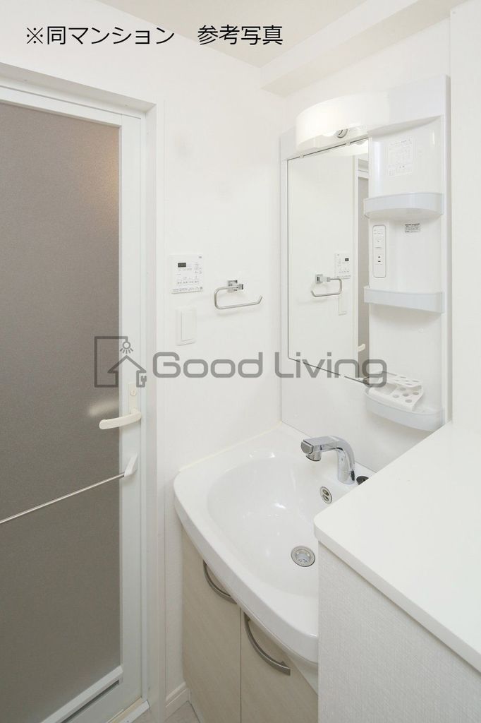 洗面設備　身だしなみもバッチリ