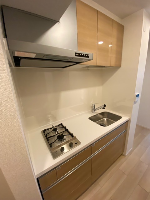 キッチン　2口ガスコンロ付きのシステムキッチン☆