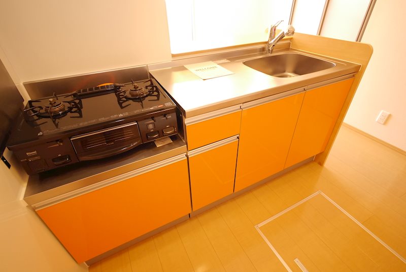 キッチン　ガスコンロ付き