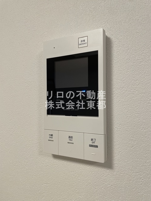 セキュリティ　訪問者が一目で分かるＴＶモニタ付インターホンです！