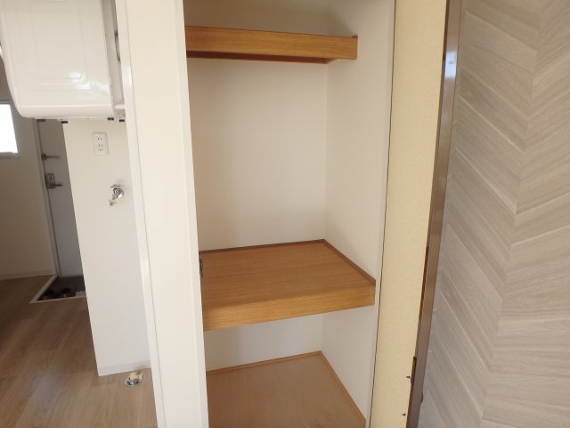 収納　収納のためのスペースです