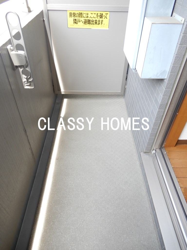 バルコニー　2002年竣工 ヴェルト芝浦：バルコニー