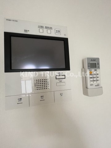 セキュリティ　モニター付きインターホンで安心