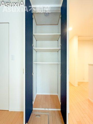収納　別タイプのお部屋の写真です。