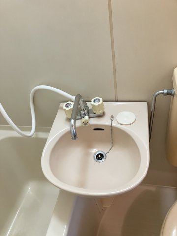 洗面設備　退去前につき、前回募集時のお写真です。