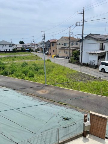 眺望　空き地が広がる住宅地
