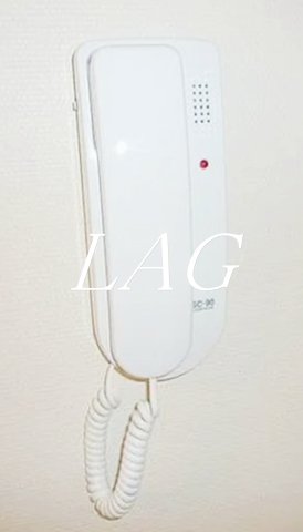 セキュリティ　インターフォンです。