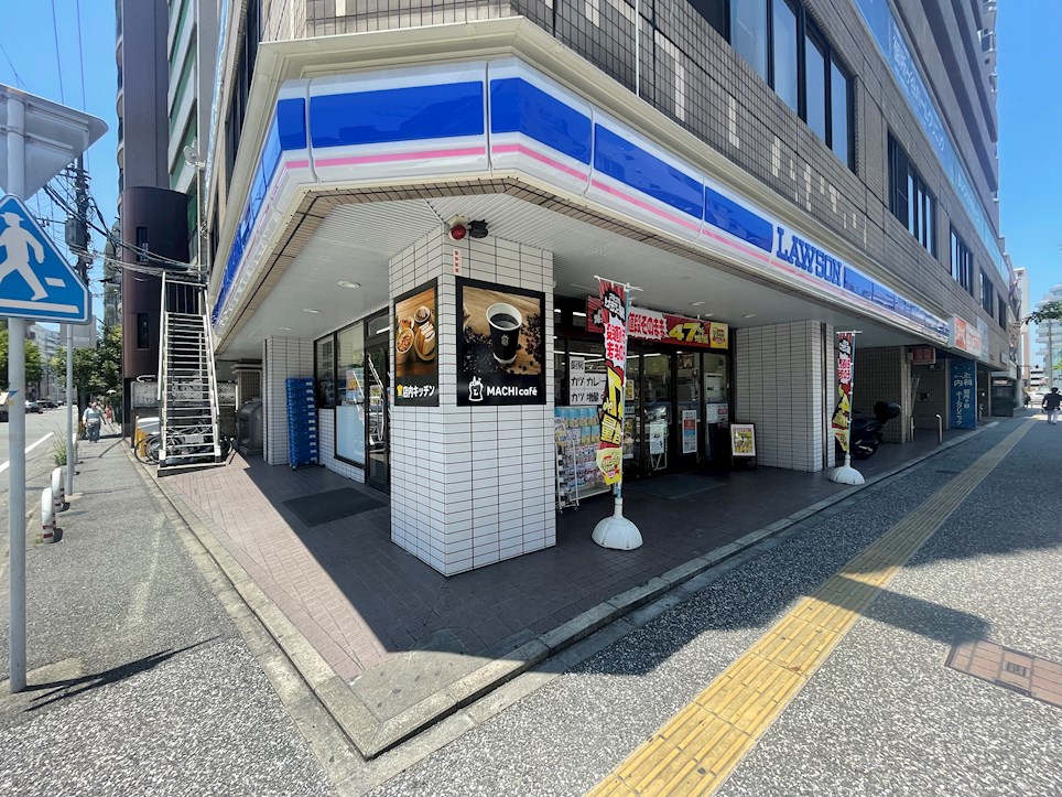 コンビニ　ローソン 福岡舞鶴交番前店（コンビニ）まで130m
