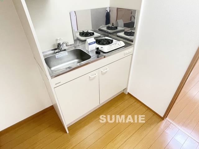 キッチン　1口ガスコンロ設置済みキッチンです☆