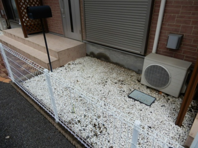 庭　図面と現状に相違がある場合には現状を優先