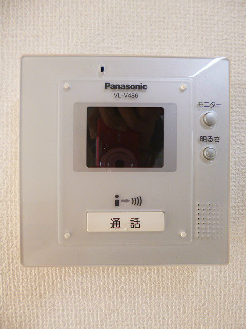 セキュリティ　TVモニターホン（室内） 写真は105号室です（参考）