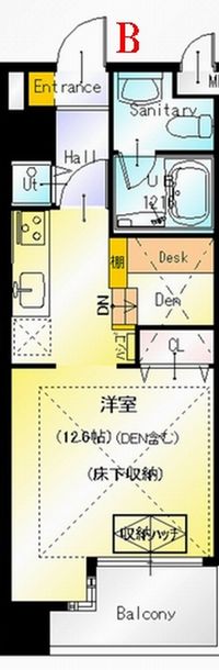 アザレアコートの間取り写真