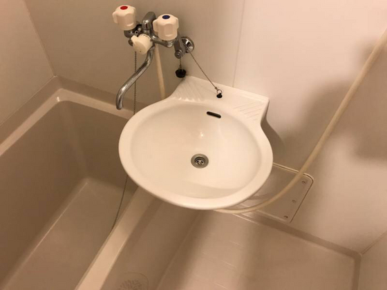 洗面設備　※別号室の写真です