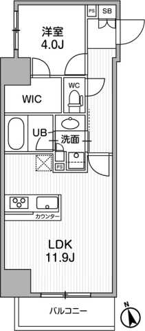 シーズンフラッツ浅草言問通りの間取り写真