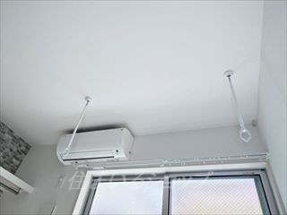 その他設備　エアコン・室内物干し