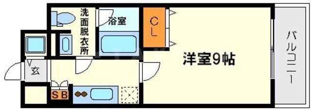 プラウドフラット新大阪の間取り写真