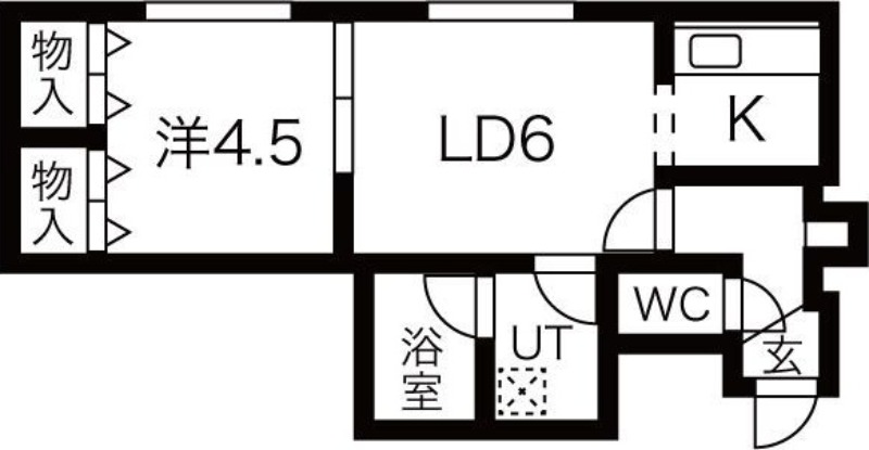 LEE SPACE新道東IIIの間取り写真