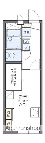 レオパレスらくしんの間取り写真