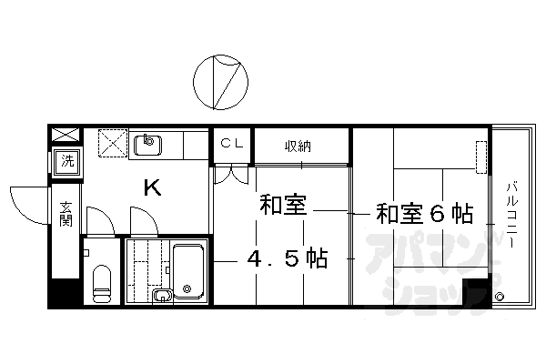 Mirei東福寺の間取り写真