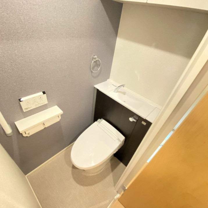 西武新宿線 都立家政駅 徒歩3分 4階建 築6年のトイレ写真