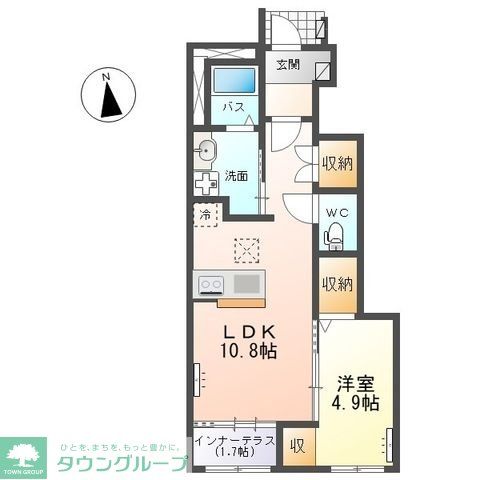 安養寺新築アパートの間取り写真
