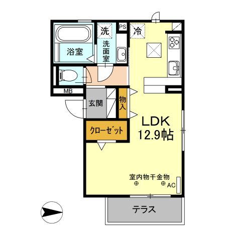 D-room錦の間取り写真