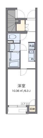 ＪＲ中央線 西八王子駅 徒歩13分 2階建 築11年の間取り写真