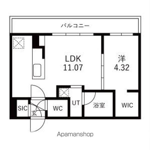 仮)千歳北栄1丁目MS A棟の間取り写真