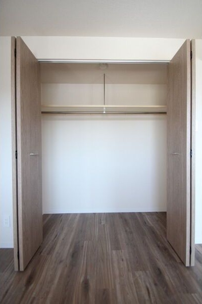 収納　壁一面の大型クローゼットです！
