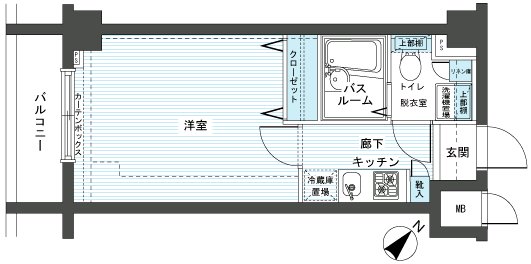 フェニックス新横濱エオールの間取り写真