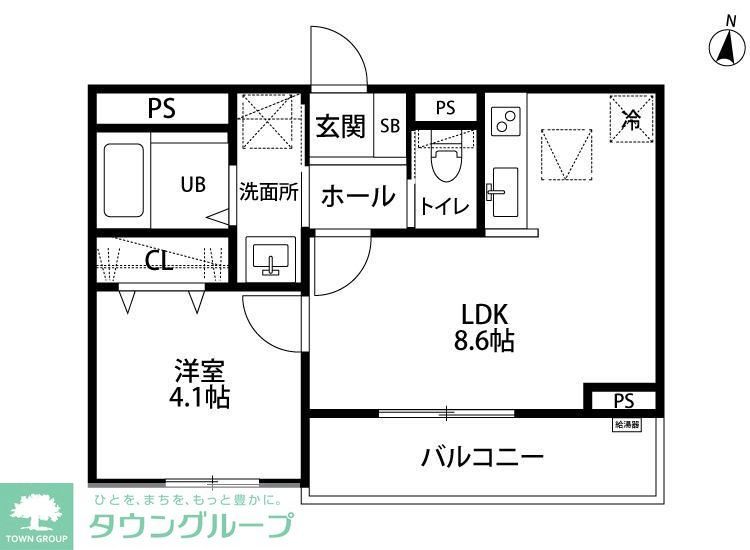 リーブルファイン中央区本町西の間取り写真