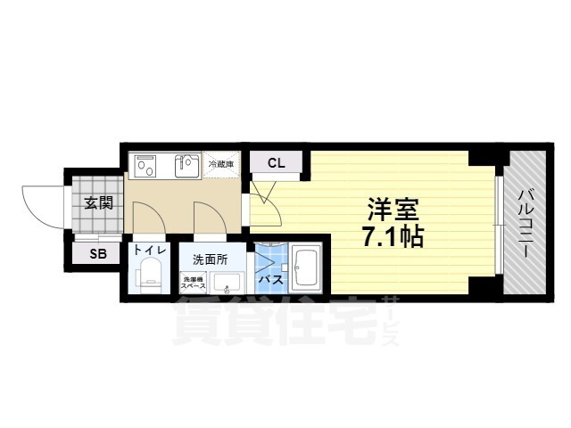 S-RESIDENCE千里丘の間取り写真