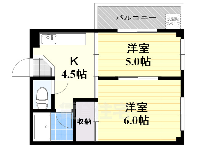 PALMIZIO東三国の間取り写真