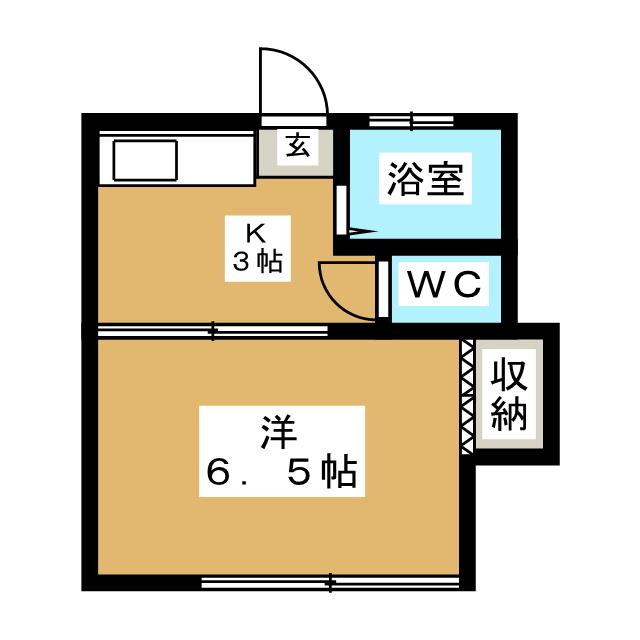 コーポ志田の間取り