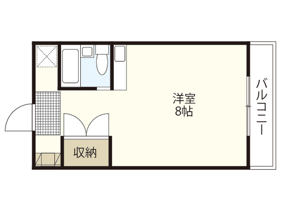 【広島市南区宇品御幸のマンションの間取り】