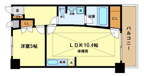 La Douceur中之島の間取り