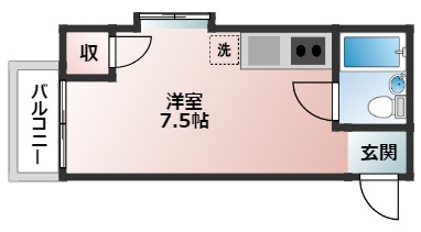 コーポ宮川の間取り