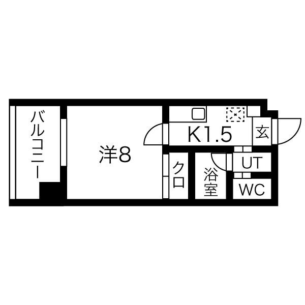 プライマル名古屋吹上の間取り