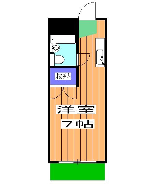 京都市西京区上桂宮ノ後町のマンションの間取り