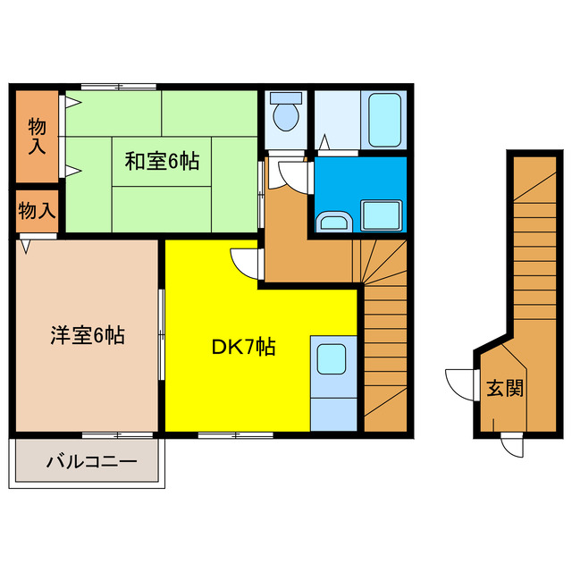 ピーチランドＢの間取り