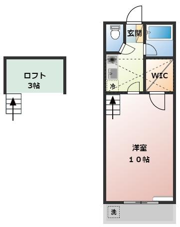 セザンヌ内張の間取り