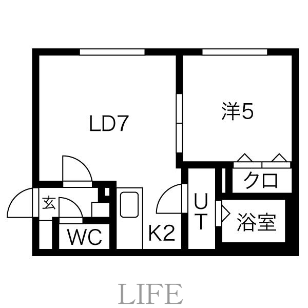 プルメリア栄通の間取り