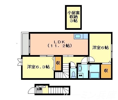 プチアンジュの間取り