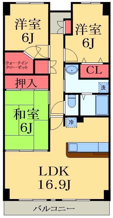 八千代市村上南のマンションの間取り