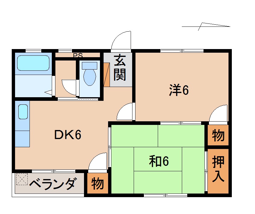 ハイツ杉本の間取り