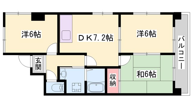 ロイヤルコーポ東雲の間取り