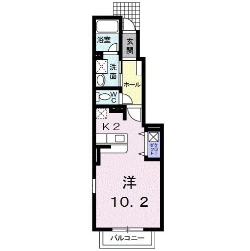 ソレイユ壱番館の間取り